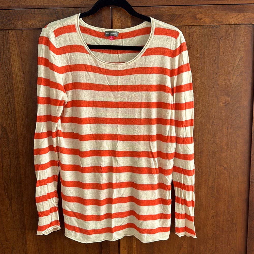 Women’s light weight striped sweater